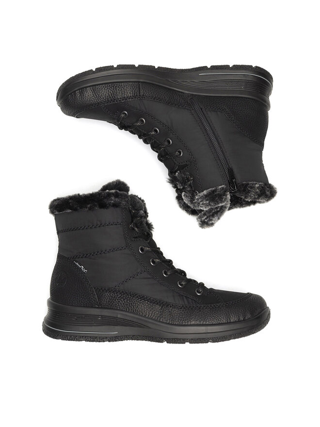 Rieker Schnürschuhe Rieker L7742-00 Schwarz