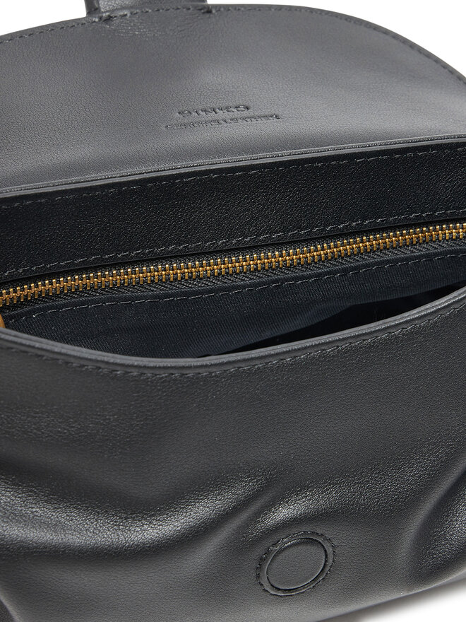 PINKO Handtasche PINKO Jolene Shoulder Mini PE 25 PLTT 102802 A270 Schwarz