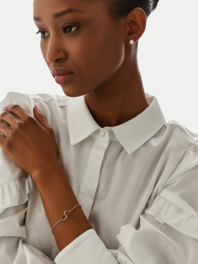 Daniel Wellington Bransoletka Daniel Wellington Elan DW00400163 Srebrny