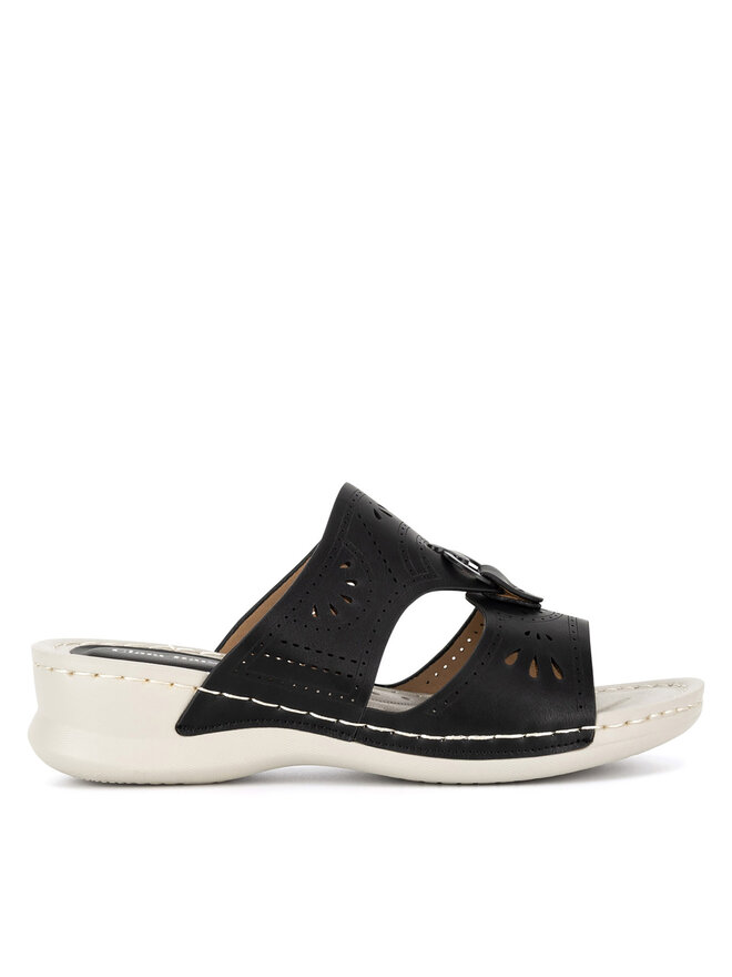 Clara Barson Pantoletten Clara Barson WYL05010-13 Schwarz