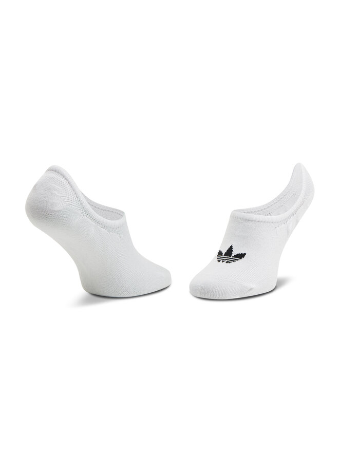 adidas Set di 3 paia di pedulini unisex adidas No-Show Socks 3P FM0676 Bianco