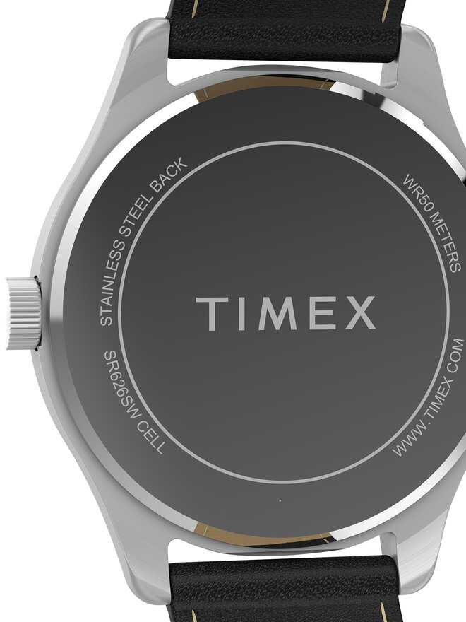 Timex Ρολόι Timex Main Street TW2Y16000 Μαύρο