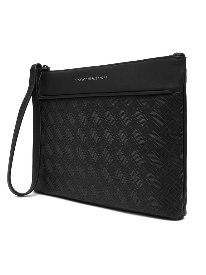 Tommy Hilfiger Umhängetasche Tommy Hilfiger Th Modern Monogram Pouch AM0AM14826 Schwarz