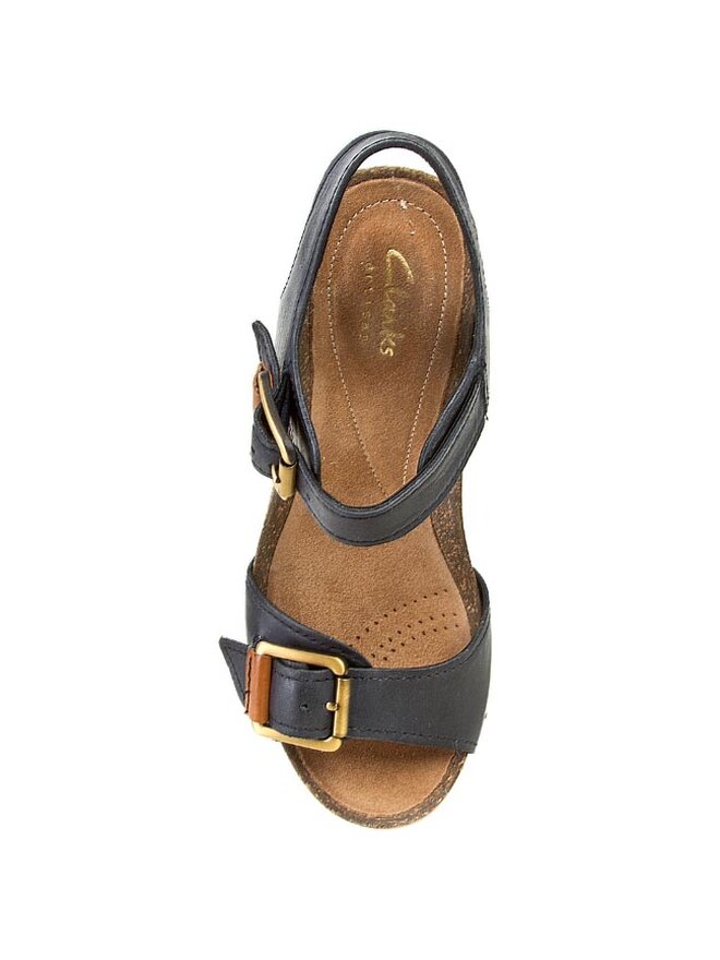 Sanda y Clarks Overly Sparkle 261059044 Niebieski eobuwie .pl