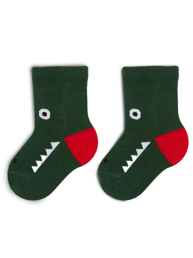 Lot de 3 paires de chaussettes hautes enfant Lacoste RA1378 Multicolore chaussures