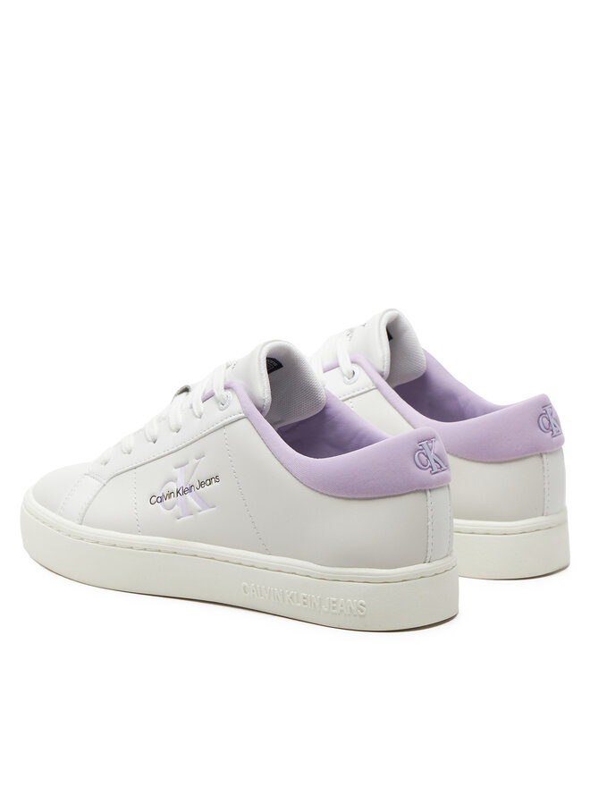 Calvin Klein Jeans Sneakers Calvin Klein Jeans Classic Cupsole Lowlaceup Lth Wn YW0YW01444 Bianco