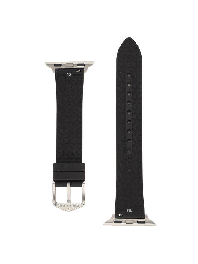 Fossil Nadomestni trak za Apple Watch Fossil S380018 Črna