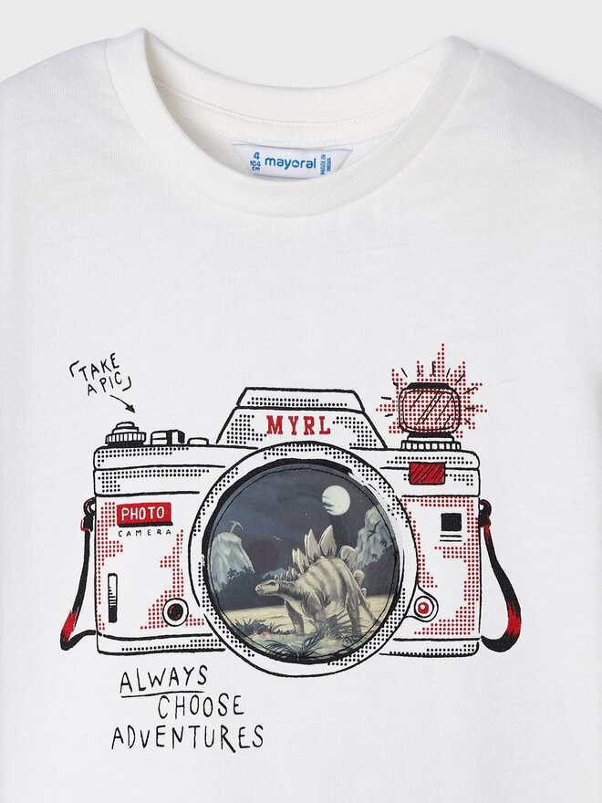 Mayoral Mayoral Camiseta 3003 Blanco Regular Fit