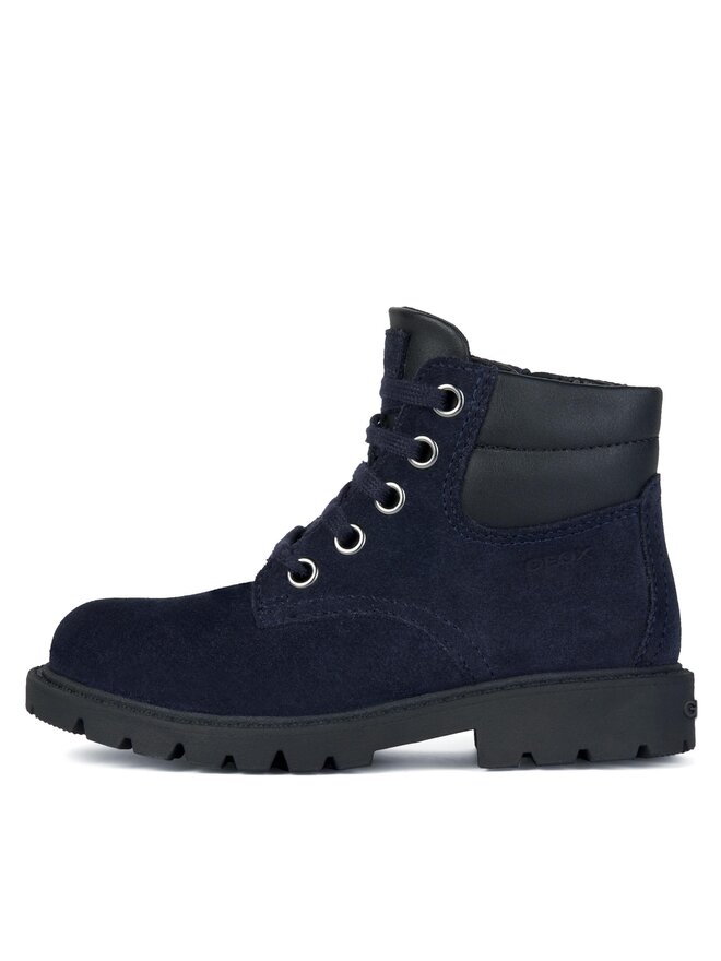 Geox Schnürstiefeletten Geox J Shaylax Boy J16FAB 023BC C0045 S Dunkelblau