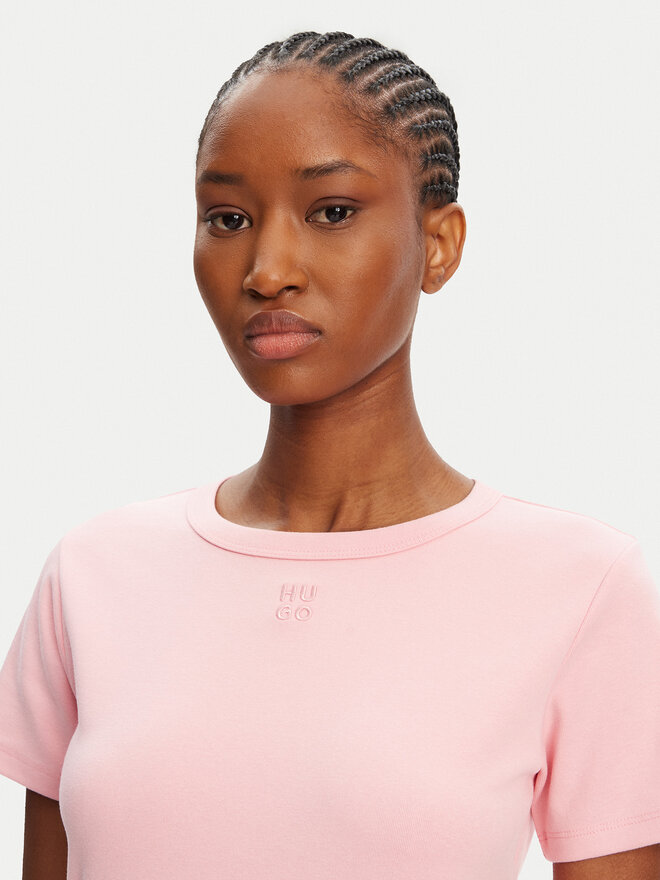 HUGO HUGO T-Shirt Deloris 50512002 Rot Regular Fit