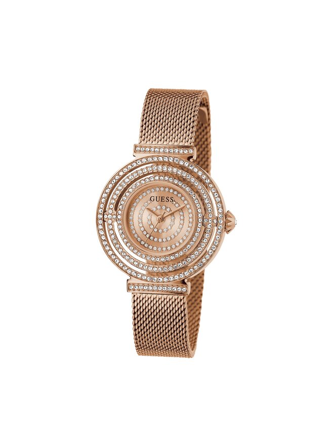 Guess Zegarek Guess GW0550L3 Różowe złoto