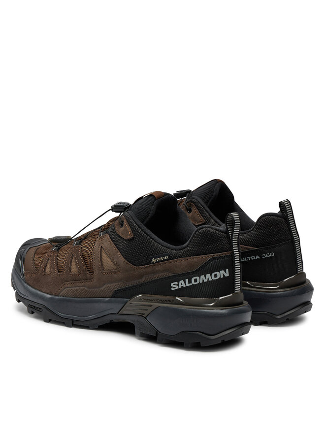 Salomon Sneakersy Salomon X Ultra 360 Leather Gore-Tex L47571200 Hnědá