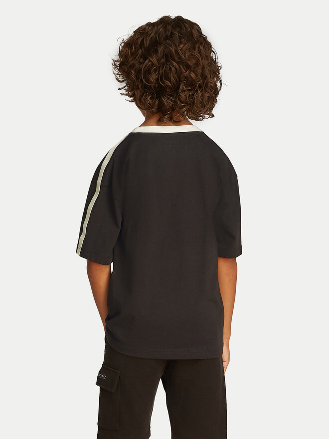 Calvin Klein Jeans Calvin Klein Jeans T-Shirt Embro Tape IB0IB02457 Schwarz Regular Fit