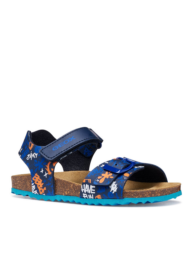 Geox Sandalen Geox J Ghita Boy J028LB 06A54 C0693 D Dunkelblau