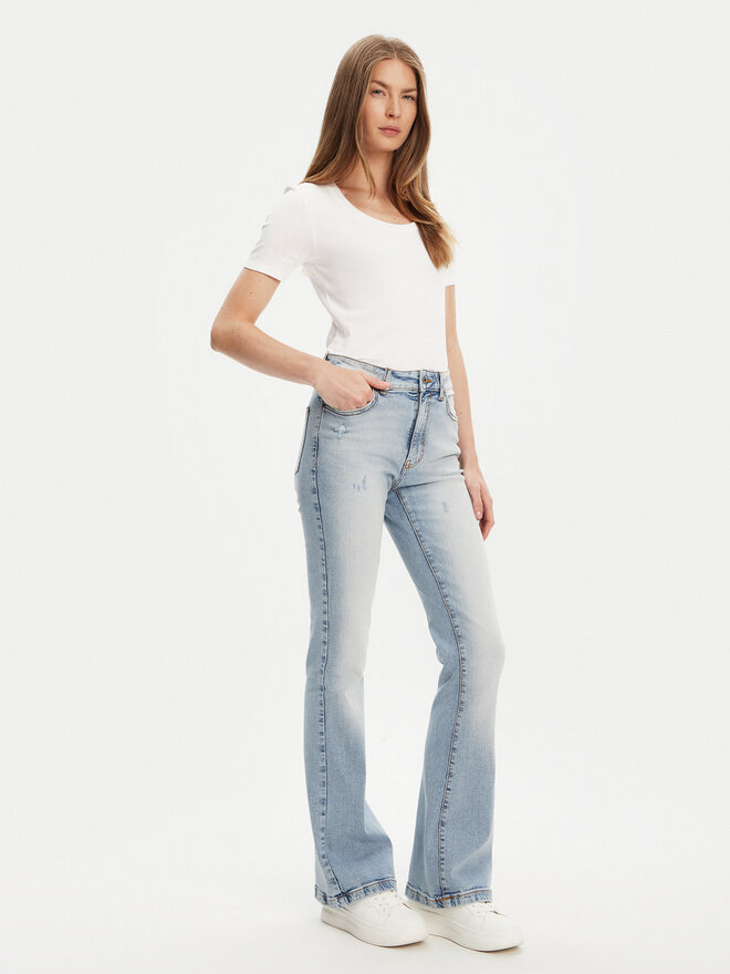 United Colors Of Benetton United Colors Of Benetton T-shirt 3GA2D1066 Bianco Slim Fit