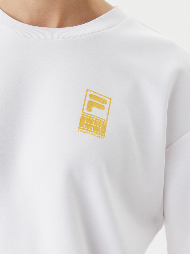 Fila Fila Camiseta Lisakovsk FAW1044 Blanco Loose Fit