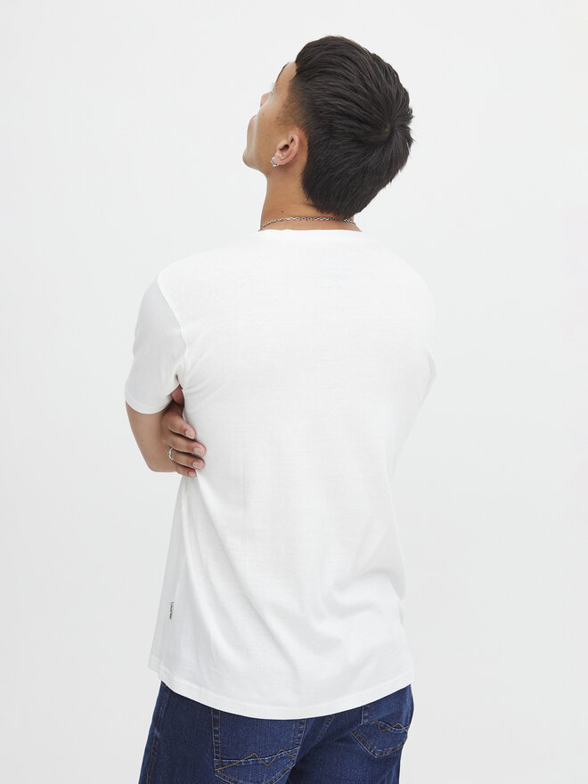 Blend Blend Camiseta 20715756 Blanco Regular Fit