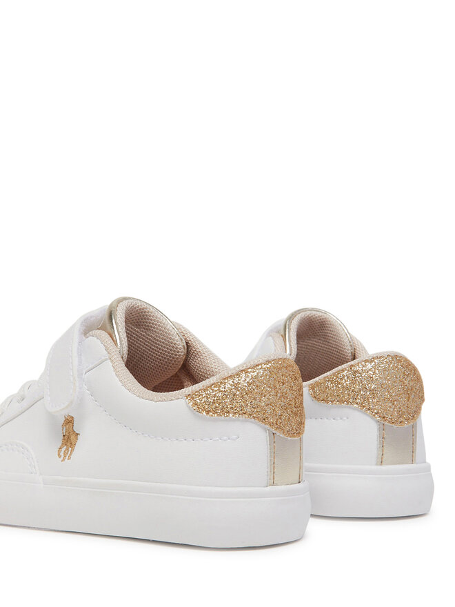 Polo Ralph Lauren Sneakersy Polo Ralph Lauren RF104099 Biela