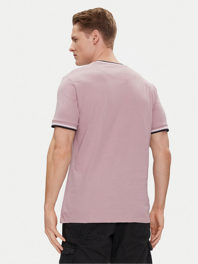 Brave Soul Brave Soul Camiseta MTS-149FEDERERF Rosa Straight Fit