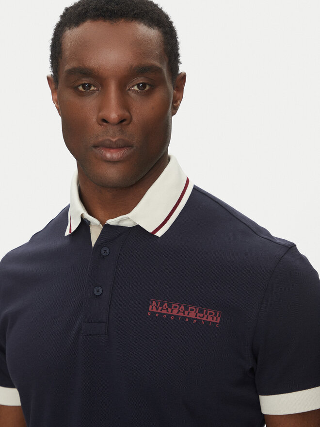 Napapijri Napapijri Polo E-Zeri NP0A4ID4 Σκούρο μπλε Regular Fit