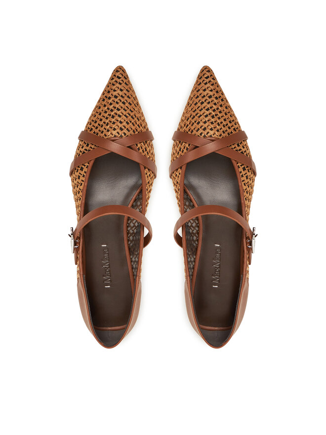 Max Mara Balerinke Max Mara 2514521332600 Rjava
