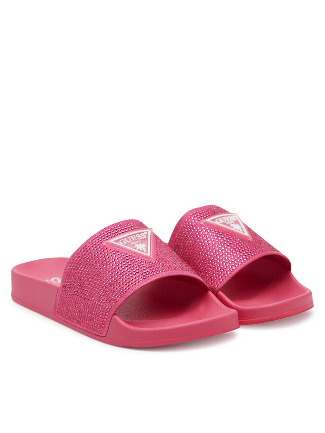 Guess Klapki Guess E4GZ25 BB00F Różowy