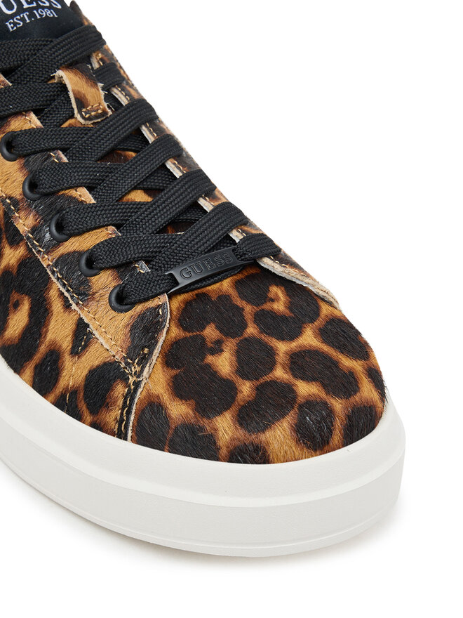 Guess Tenisice Guess FLTEL8 LEA12 Smeđa