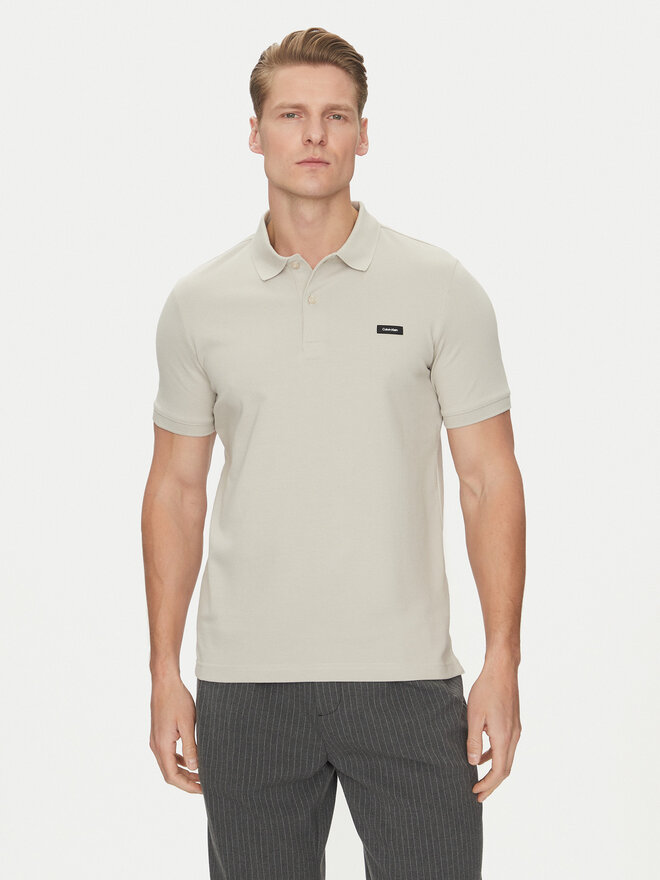 Calvin Klein Calvin Klein Pólóing K10K111196 Szürke Slim Fit