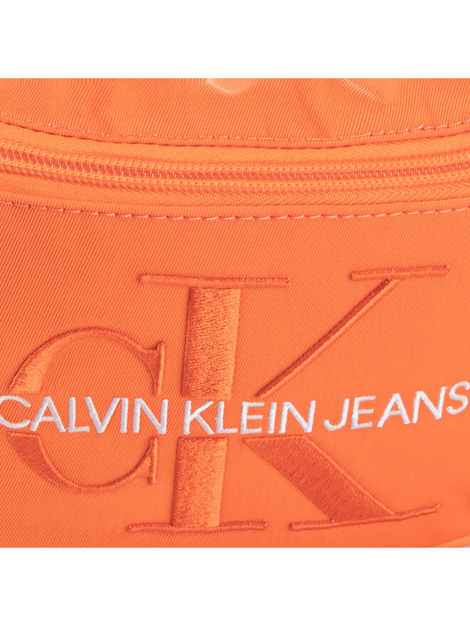Calvin Klein Jeans torba za okoli pasu Calvin Klein Jeans Ckj Monogram Nylon Street Pach K50K505250 Oranžna