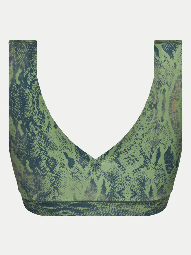 Chantelle Chantelle Σουτιέν τοπ Soft Stretch C11D10 Πράσινο