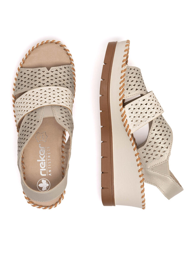 Rieker Sandalen Rieker 60365-90 Beige