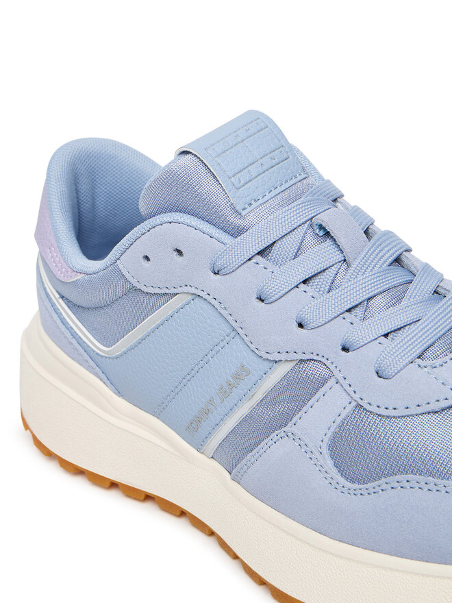 Tommy Jeans Снікерcи Tommy Jeans Tjw Cleated Runner EN0EN02788 Голубий
