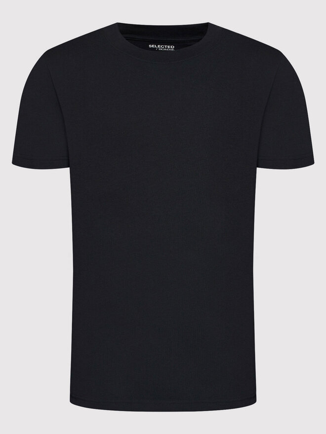 Selected Homme Selected Homme T-Shirt Colman 16077385 Μαύρο Regular Fit