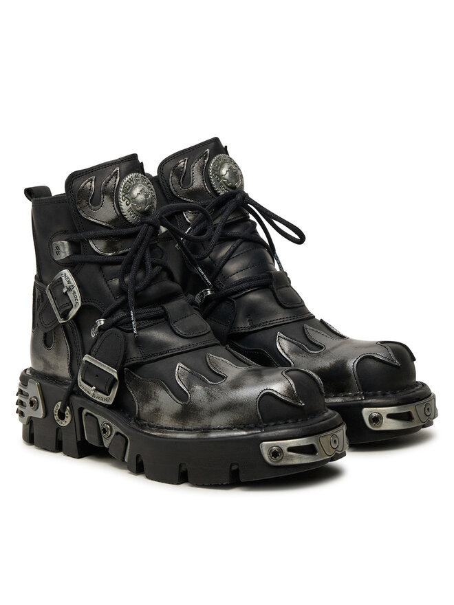 NEW ROCK Botas de combate NEW ROCK M-288-S2 Negro