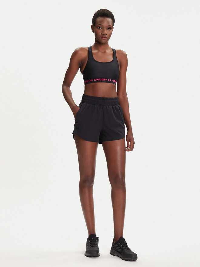 Under Armour Under Armour Špotni nedrček Crossback Mid Bra 1361034-004 Črna Compression Fit