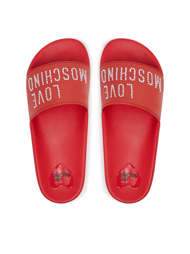 LOVE MOSCHINO Чехли LOVE MOSCHINO JA28122G0MI13500 Червен