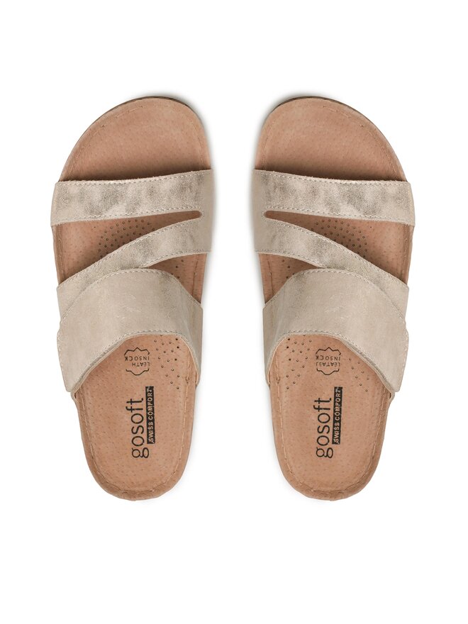 Go Soft Pantoletten Go Soft WS121-03 Beige