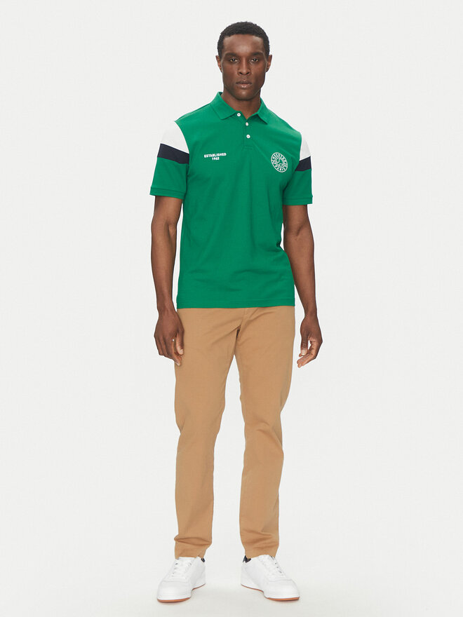 Hechter Paris Hechter Paris Poloshirt Pique X-Tech 74026 151929 Grün Regular Fit