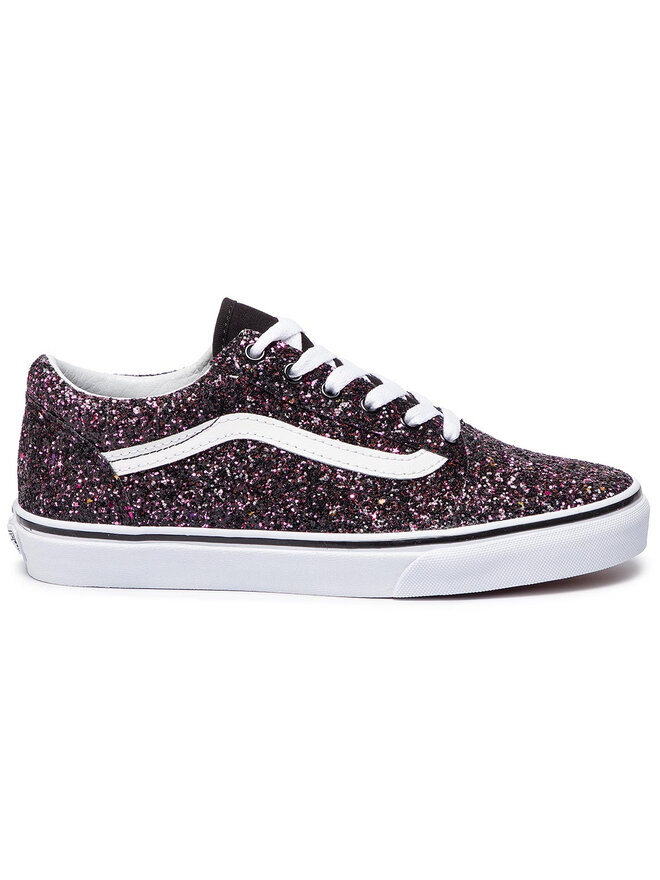 Vans old skool platform glitter 2025