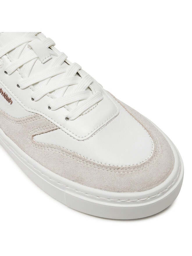 Calvin Klein Sneakers Calvin Klein Cupsole Lace Up W/Ml Mix M HW0HW02114 Weiß