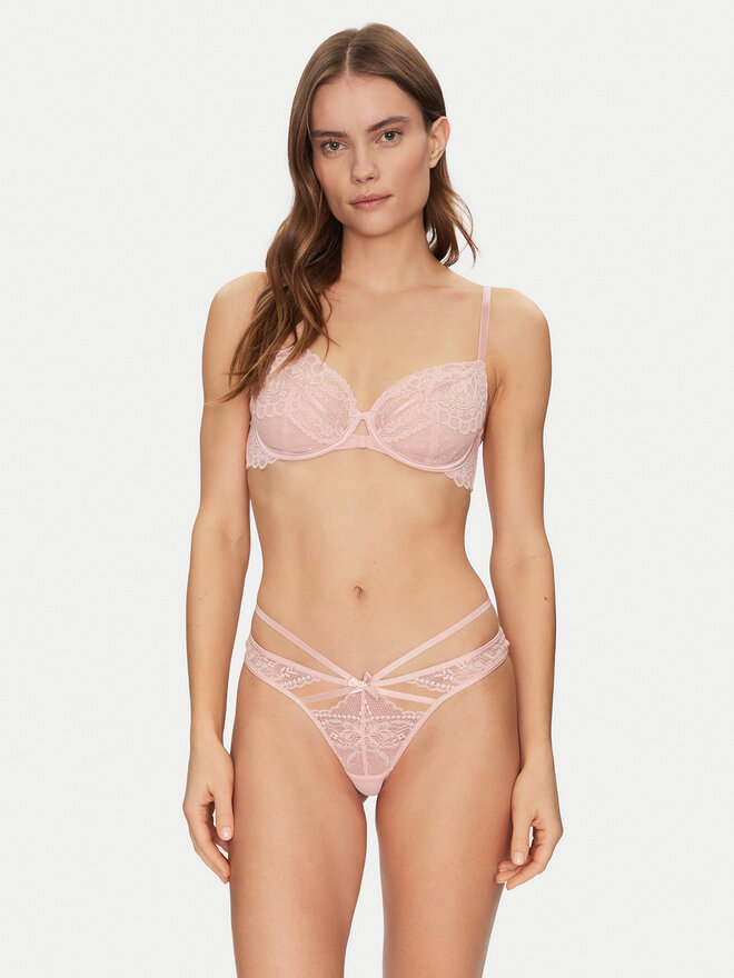 Hunkemöller Hunkemöller Набір з 3 пар стрінгів 301423 Рожевий
