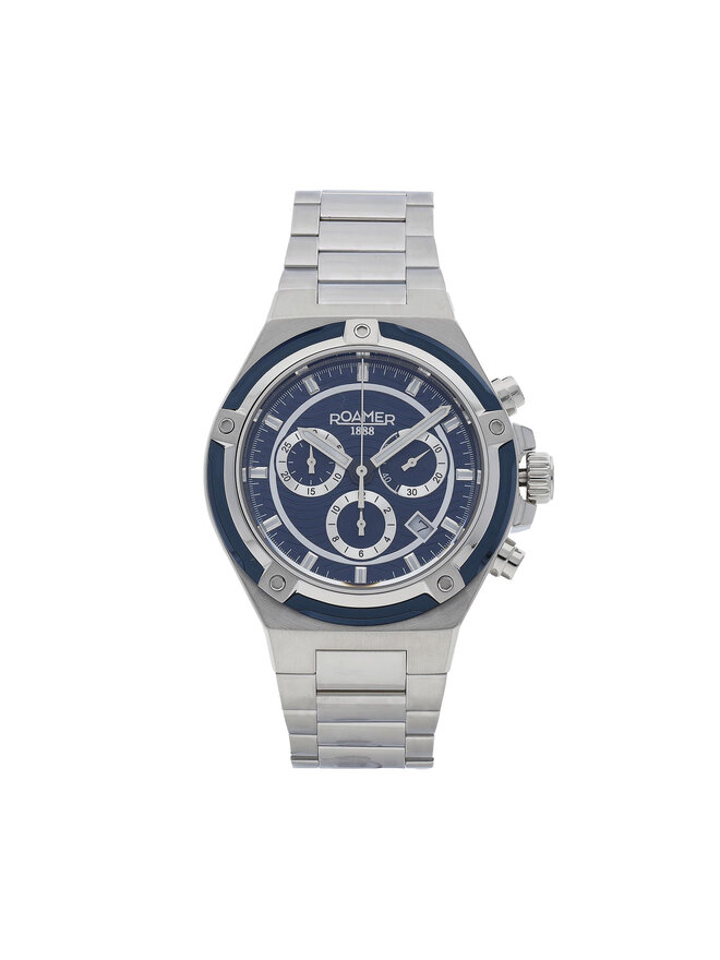 Roamer Pulkstenis Roamer Tempomaster Chrono 221837 41 45 20 Sudraba