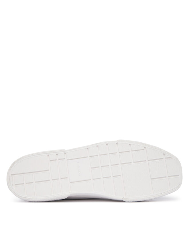 Calvin Klein Sneakers aus Stoff Calvin Klein Vulc Lace Up Low Lth HW0HW03077 Weiß