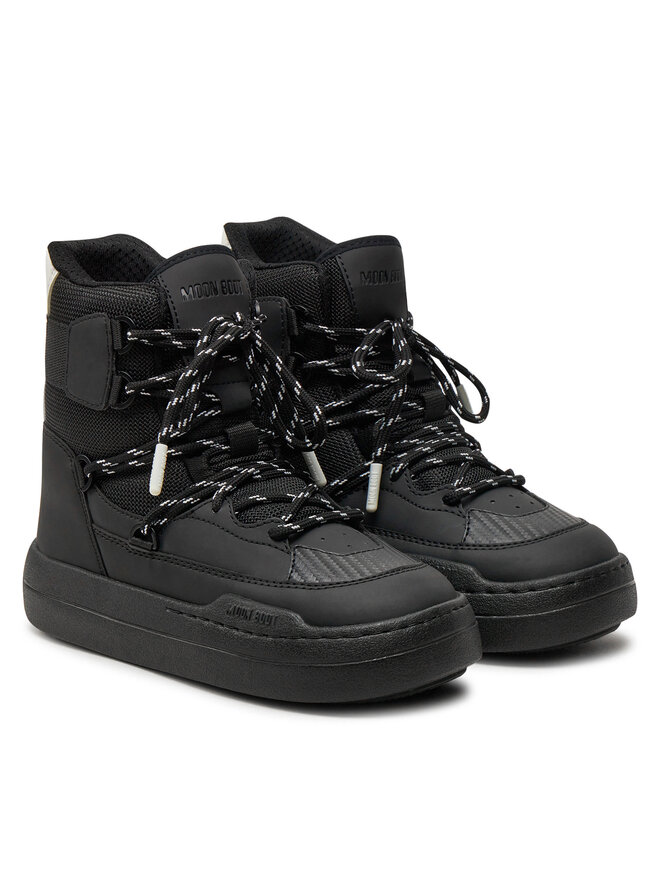 Moon Boot Śniegowce Moon Boot Park Sneaker Boot 80D2470060 Czarny
