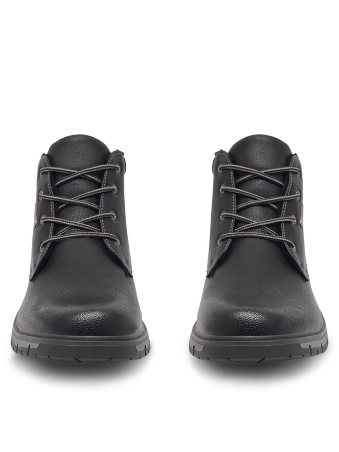 Lanetti Schnürschuhe Lanetti MYL8468-2 Schwarz