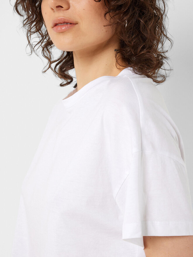 Noisy May Noisy May Camiseta Alena 27023863 Blanco Cropped Fit