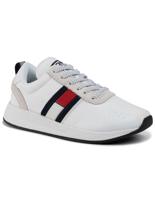 Tommy Jeans Sneakers Tommy Jeans Technical Pin Logo Sneaker EN0EN00652 Weiß