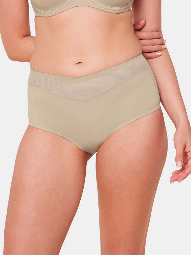 Triumph Triumph Klasične spodnje hlačke z visokim pasom True Shape Sensation 10218231 Siva