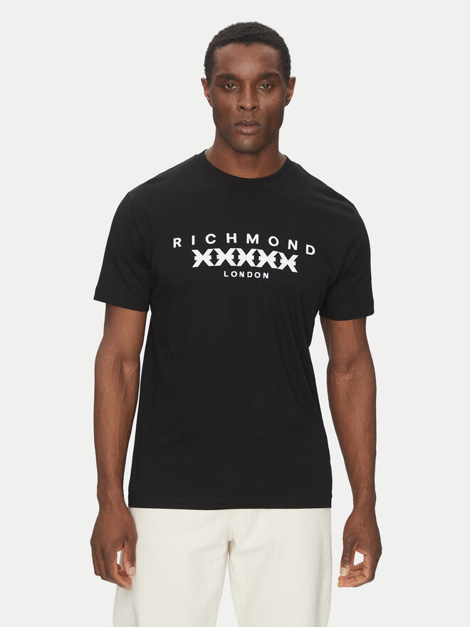 Richmond X Richmond X T-Shirt UMP25004TS Μαύρο Regular Fit