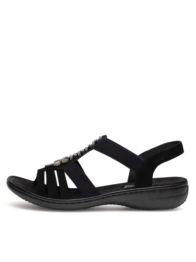 Rieker Sandalen Rieker 60806-00 Schwarz